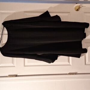 Black Dress with ruffle sleeves